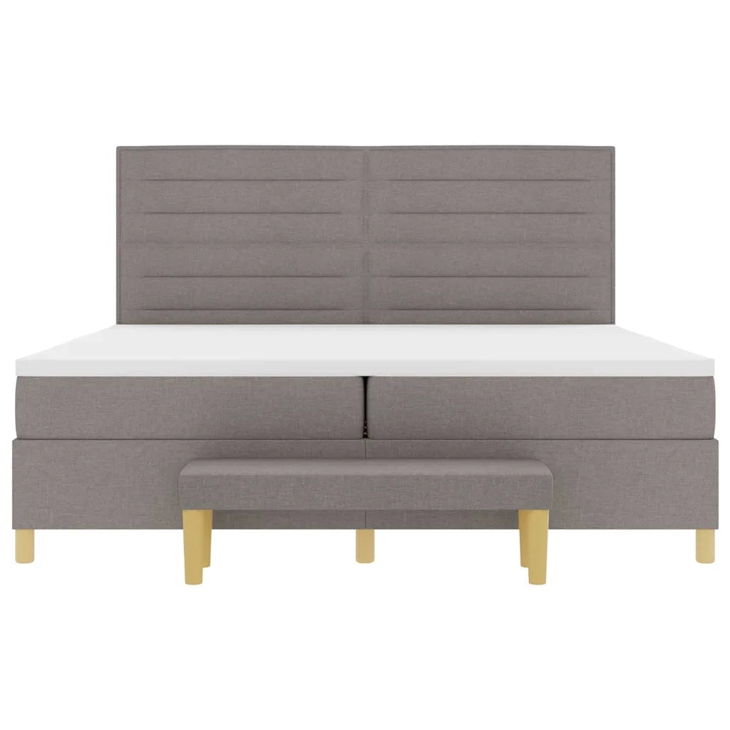 Letto a molle con materasso Talpa 200 x 200 cm Tessuto 3344251