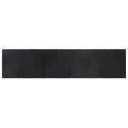Tappeto del soggiorno | Tappeto Rettangolare Nero 70x300 cm in Bamb¨´