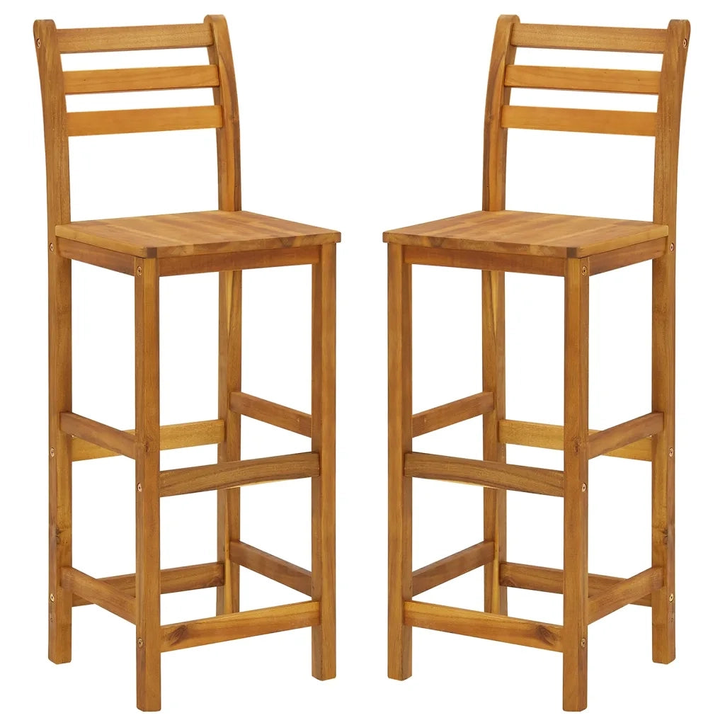 Set da Bar per Giardino 3 pz | Set Salotto da Giardino in Legno Massello di Acacia