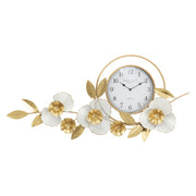 Orologio da Parete VKH282, Oro, Metallo, 92,5x8x45,5 cm