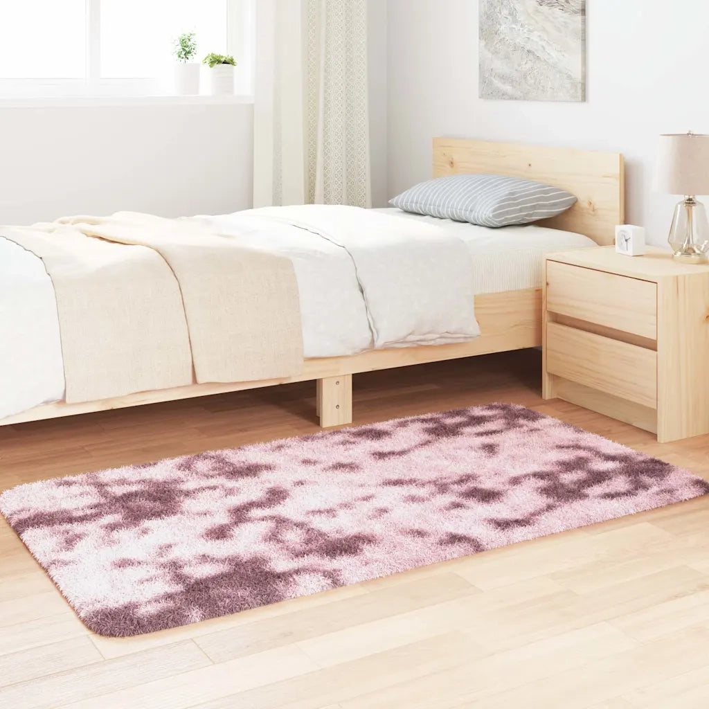 Tappeto Shaggy a Pelo Lungo NAVARRA Rosa Antico 80x150 cm