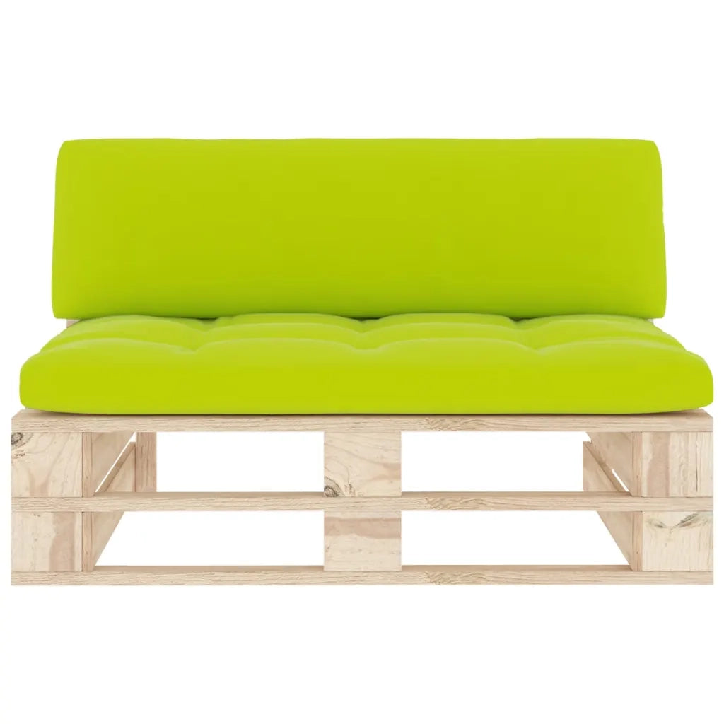 Divano Centrale Giardino su Pallet in Legno di Pino Impregnato 3066539