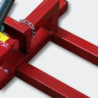 Cric sollevatore trattore rasaerba rasaerba sollevatore giardino officina fai da te 400 kg rosso 3416197/2