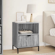 Armadio da Notte con cassetto Grigio sonoma 49 x 36 x 61 cm 883486