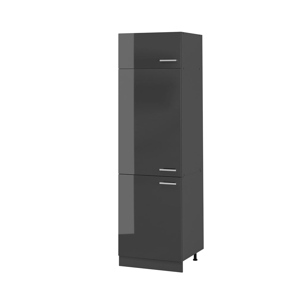 Vicco Armadio frigorifero Antracite lucido 60 cm