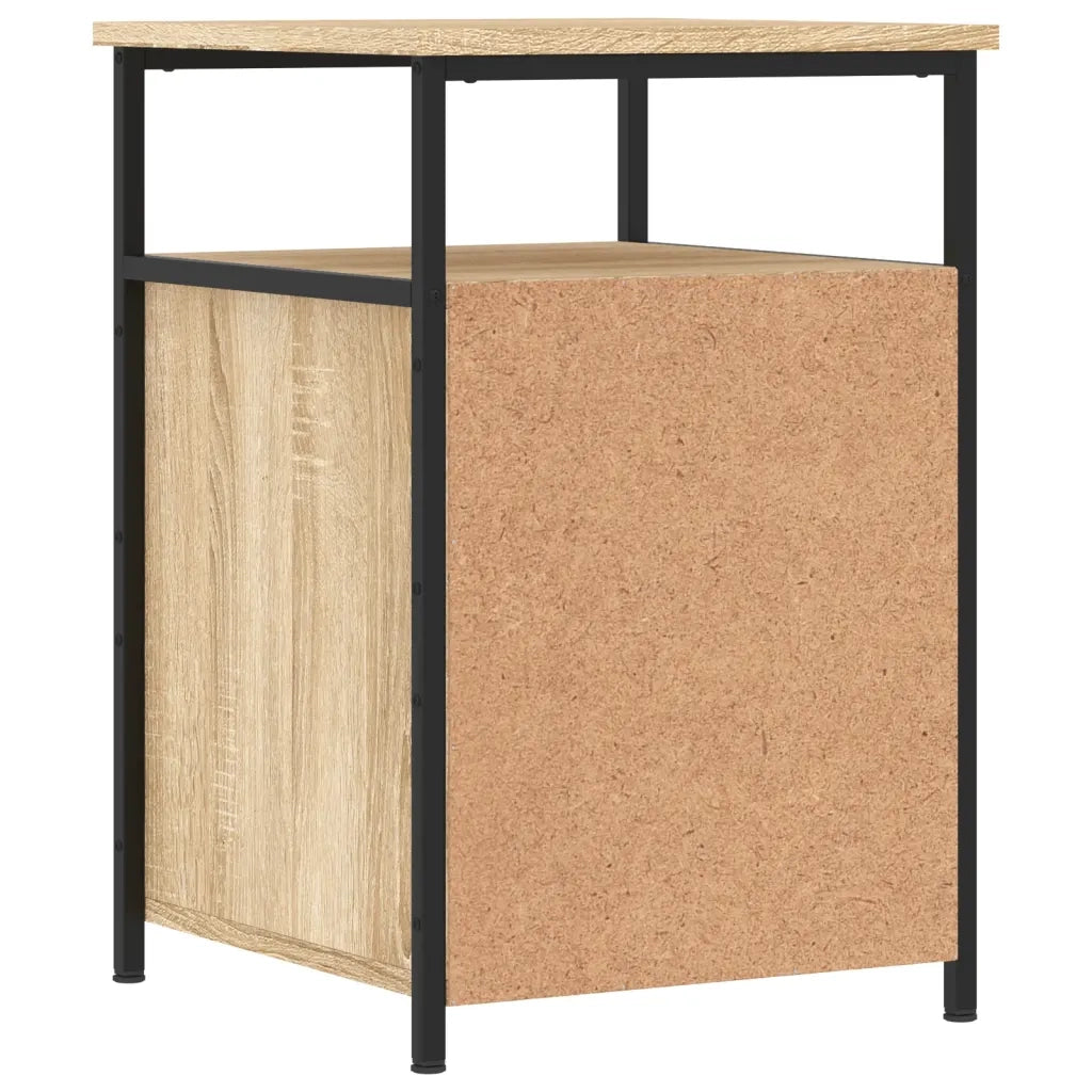 Comodino-Tavolino da notte Rovere Sonoma 40x42x60 cm in Legno Multistrato 838330