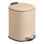Pattumiera Lodi, Beige, Metallo, 21x17x23 cm
