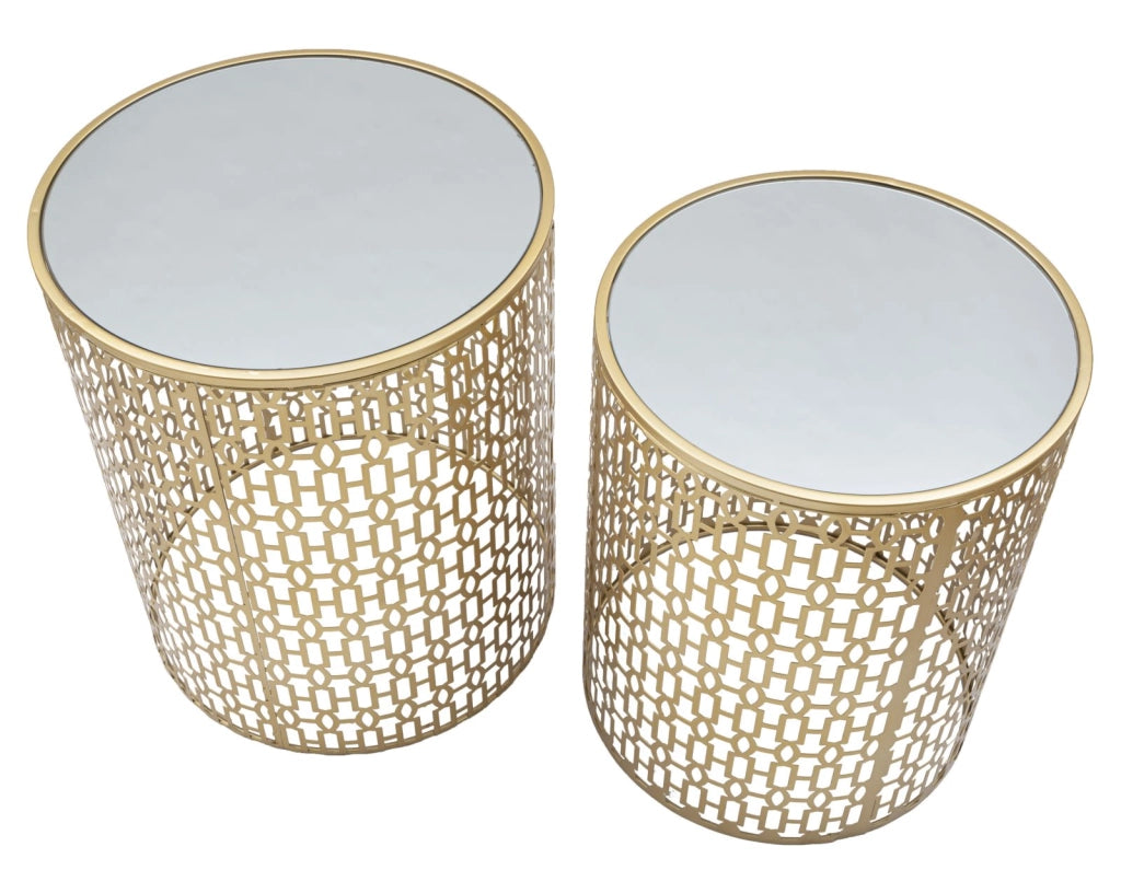 TAVOLINETTI COPPIA OBLIN CM � 41X50-37,5X47