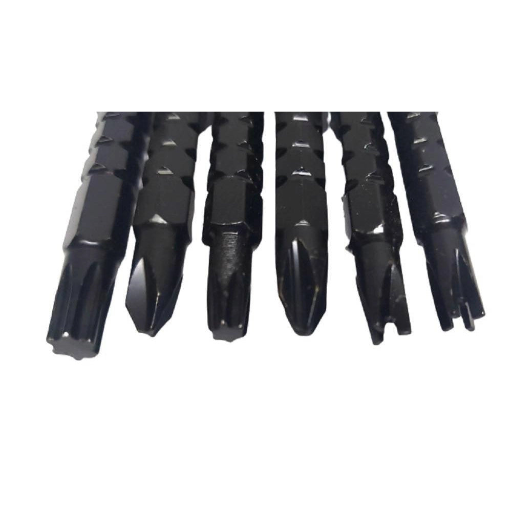 Trade Shop - Set Cacciavite A Cricchetto 13 In 1 Multifunzione Inserti Punte Magnetiche 07359 -