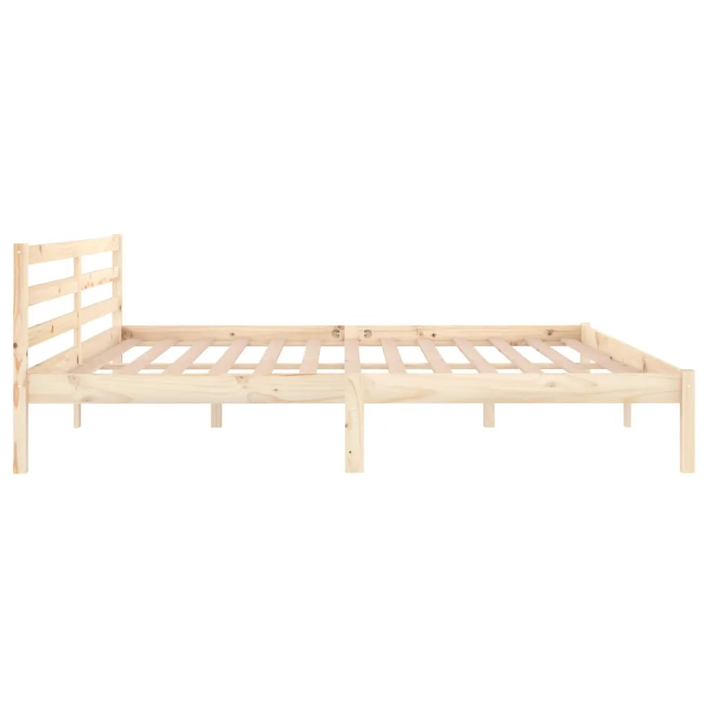 Giroletto-Struttura Letto in Legno Massello di Pino 200x200 cm 972668
