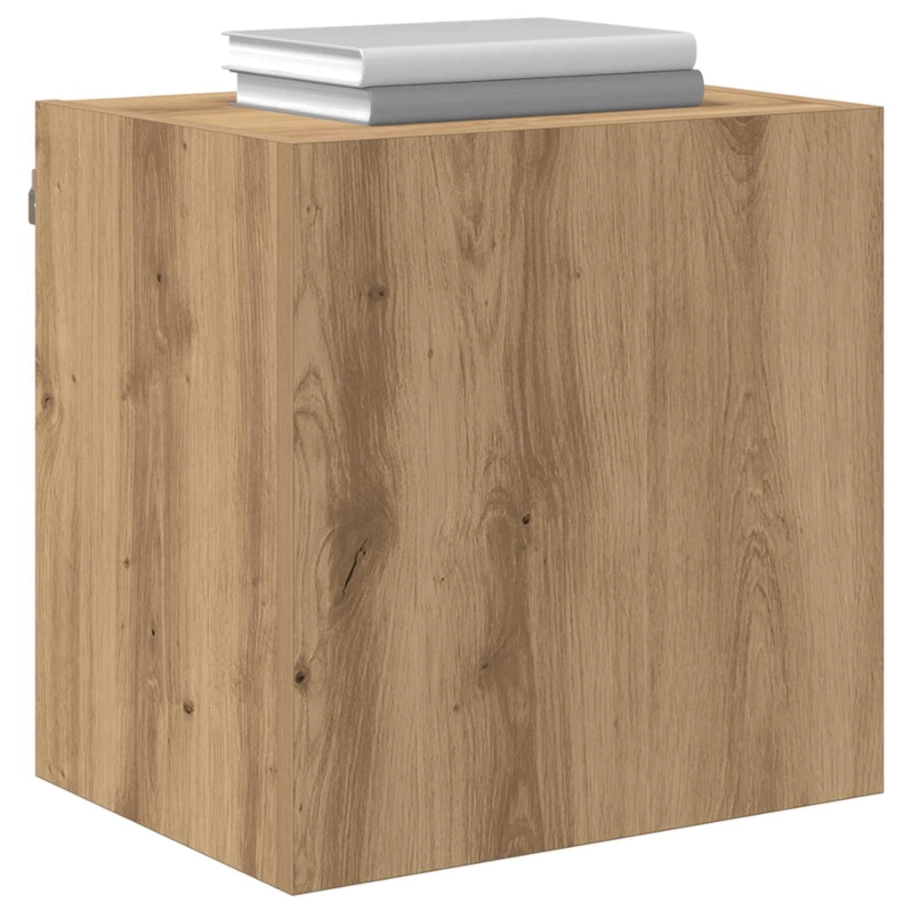 Mobiletti TV da Parete 2 pcs Rovere artigianale 40,5x30x40cm