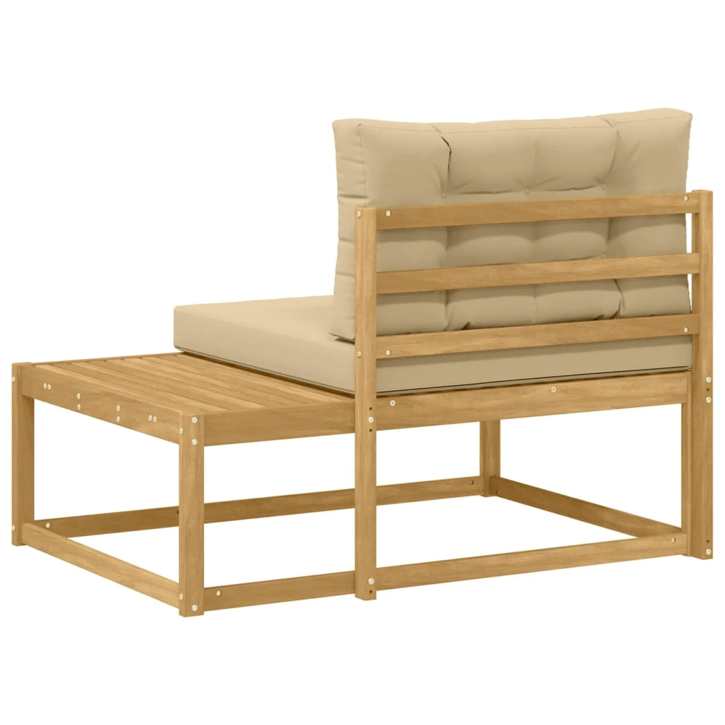 Divano da esterno-Divano da Giardino Bianco 115 x 83 x 73 cm Poliestere 963543