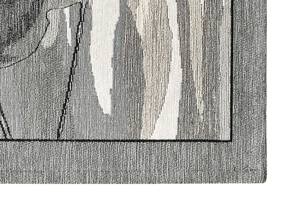 Tappeto Passatoia Cucina Corsia Retro Antiscivolo Disegno Amsterdam By Suardi - 55x80 - Grigio