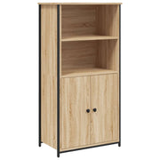 Buffet credenza cassettiera armadio mobile contenitore organizer cucina soggiorno salotto rovere Sonoma alto 62 x 36 x 121,5 cm legno ingegnerizzato marrone 02_0034081