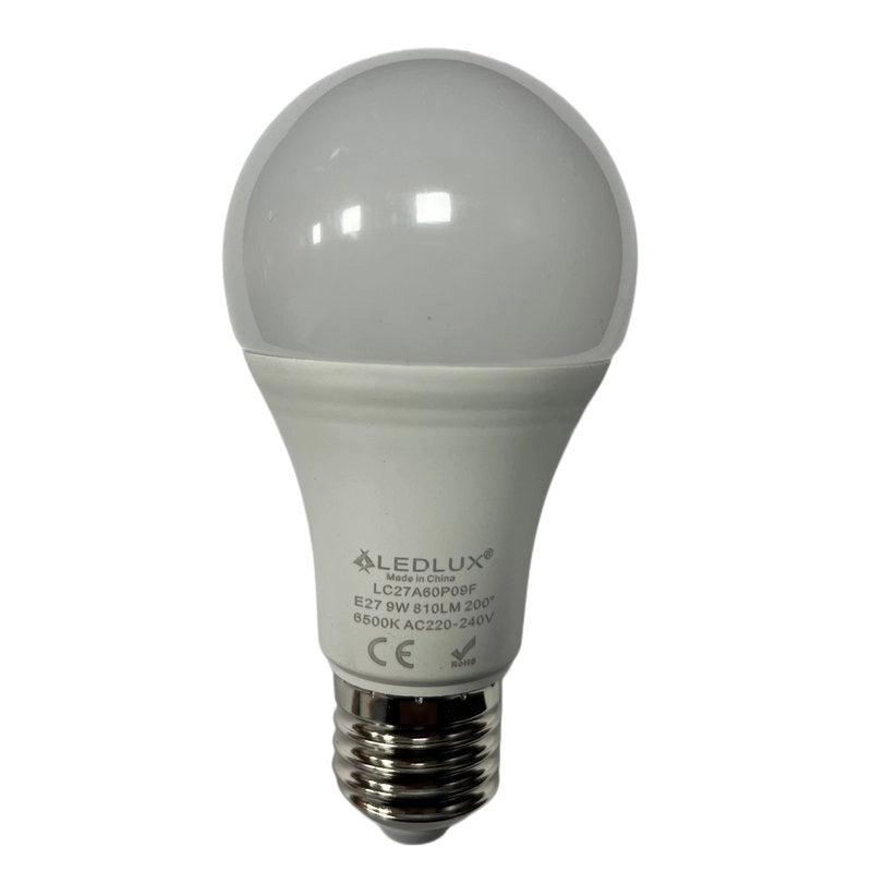 Lampada A Led E27 Con Sensore Crepuscolare 9W 810 Lumen A60 6500K Day Night Sensor