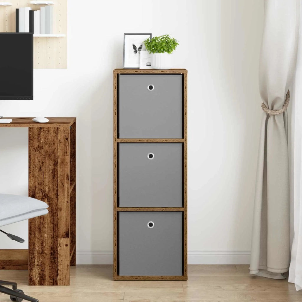 Credenza con cassetto Legno vecchio 35 x 32 x 99,5 cm 8000570