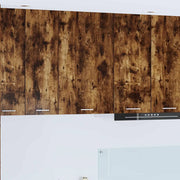 Armadio pensile Rovere Affumicato e Bianco 50 x 31 x 80 cm