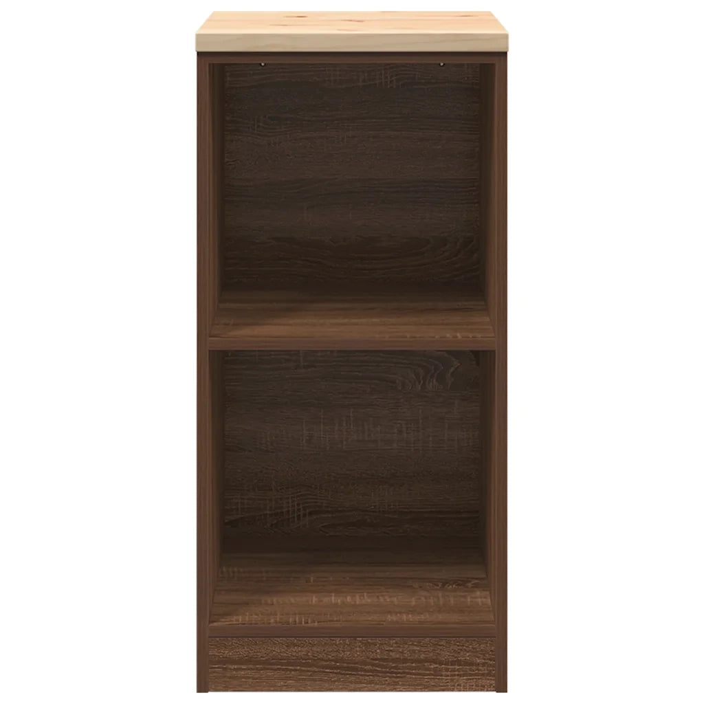 Armadietto per Garage in Rovere Marrone 40x51x85 cm