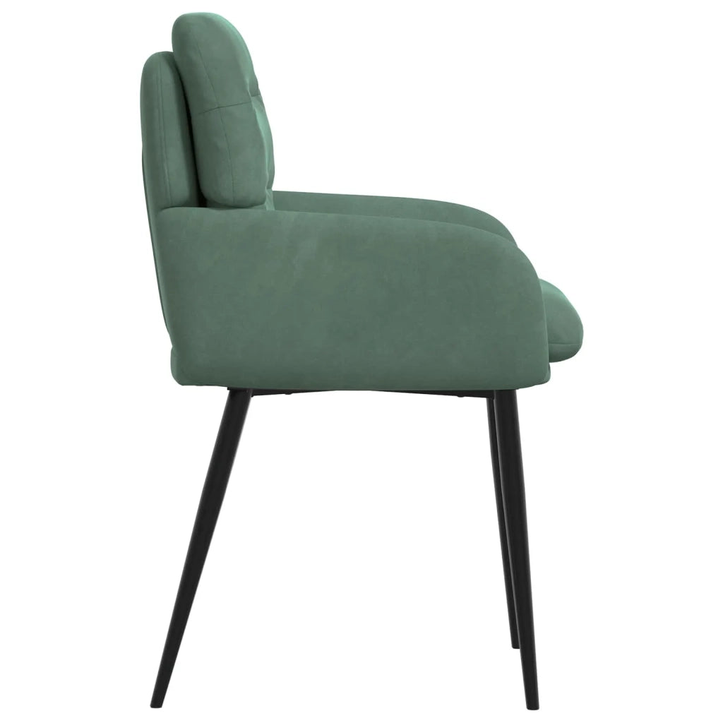 Sedie da pranzo 6 pcs Velluto (V) Verde Mare 59 x 59,5 x 90 cm 3428256
