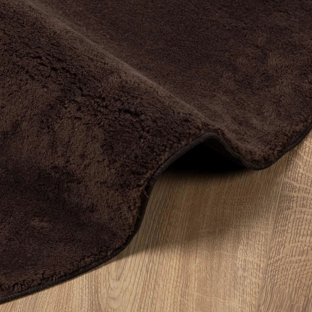 Tappeti per area Rotondo HUARTE Marrone Ø 200 CM Poliestere
