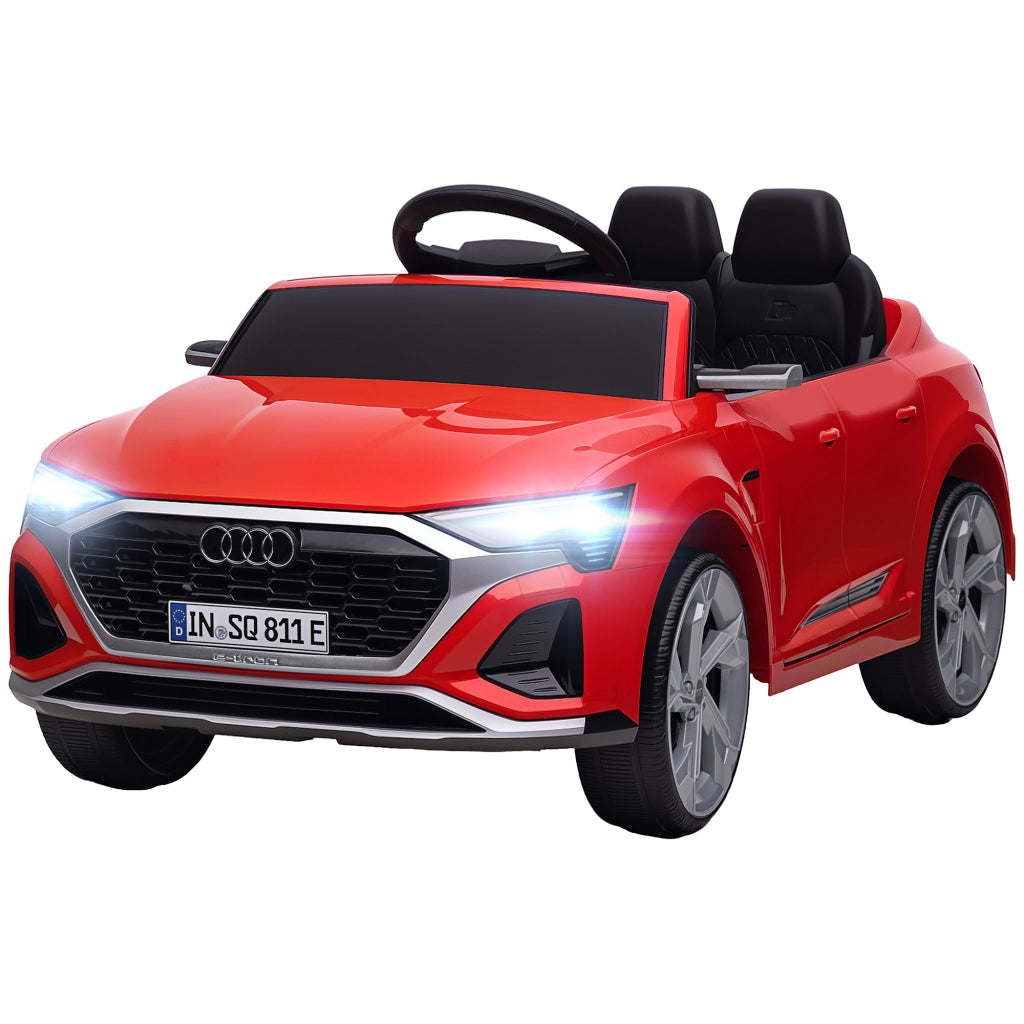 Auto Elettrica per Bambini Audi Q8 e-tron Sportback ¨C zephmum ¨C Rosso con Telecomando