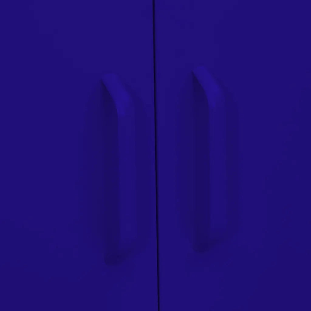 Armadietto Blu Marino 80x35x101,5 cm in Acciaio 336163