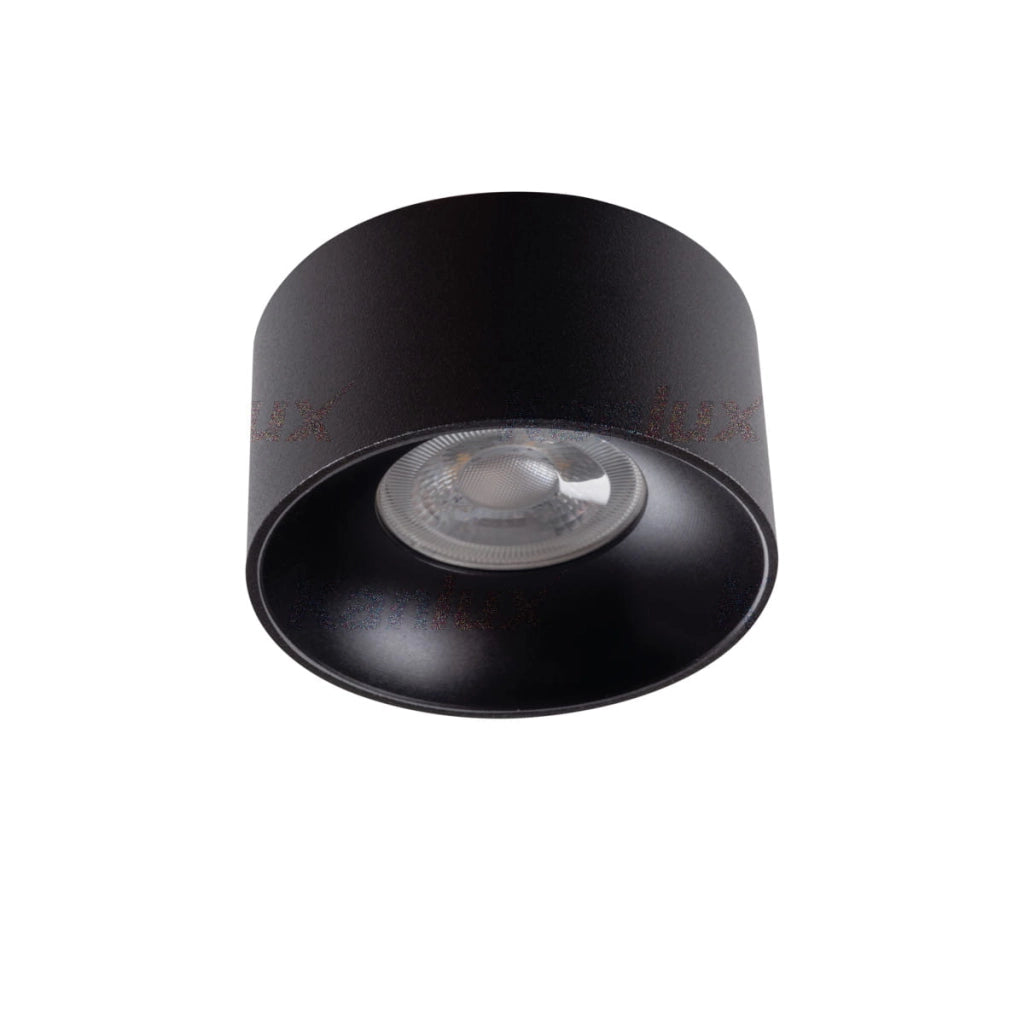 Plafoniera Kanlux MINI RITI GU10 nera alluminio 27578