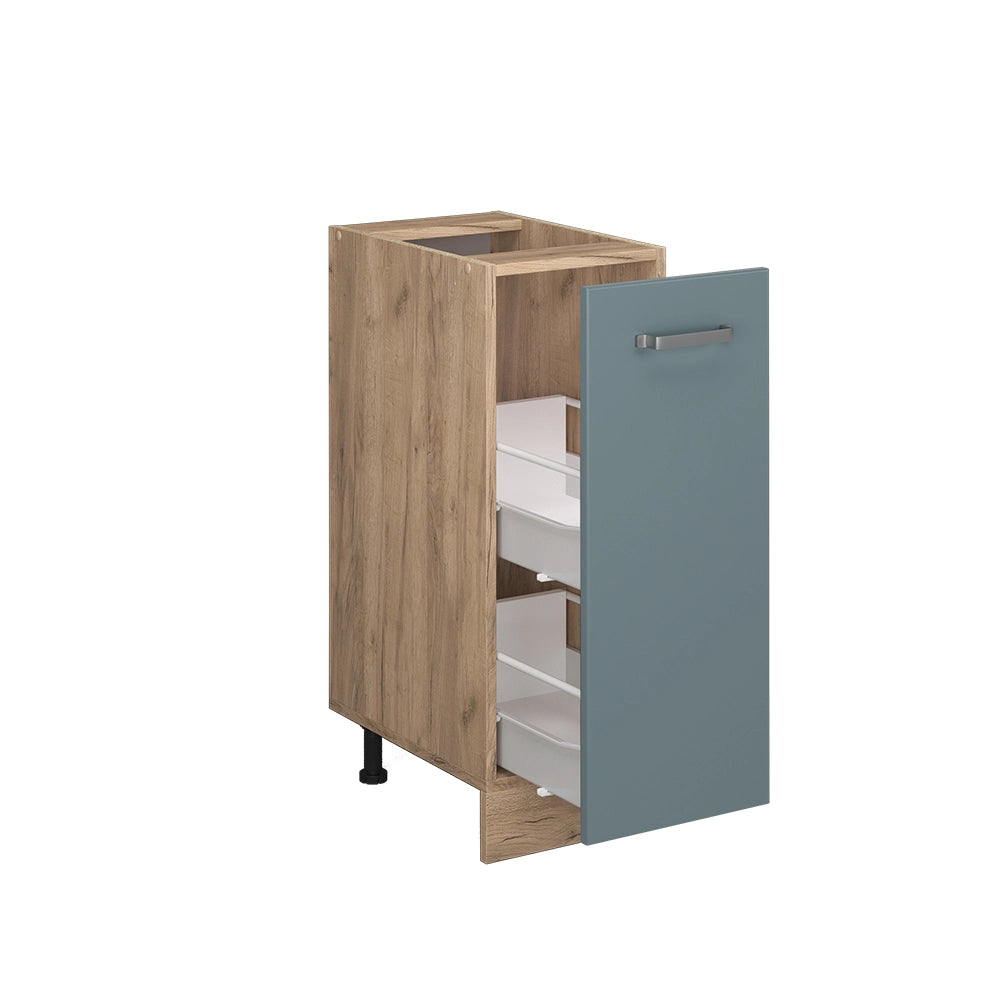 Vicco Armadio cucina dispensa alto Grigio-blu 30 cm , PL Antracite