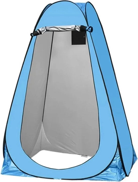 Douchetent Portatile - 360° Privacy - Rapida da Montare - Polyester - Blu