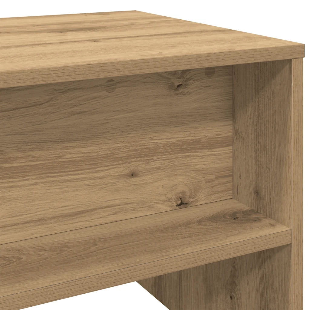 Mobile Porta TV Rovere Artigianale 100x40x40 cm in Truciolato