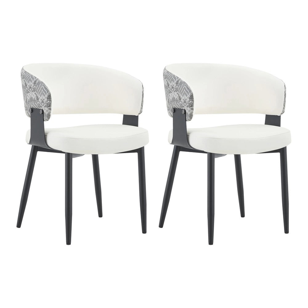 Sedie da Pranzo Set 2 Pezzi Stile Retr¨° ¨C MINIMAL ¨C Similpelle con Braccioli e Gambe in Legno