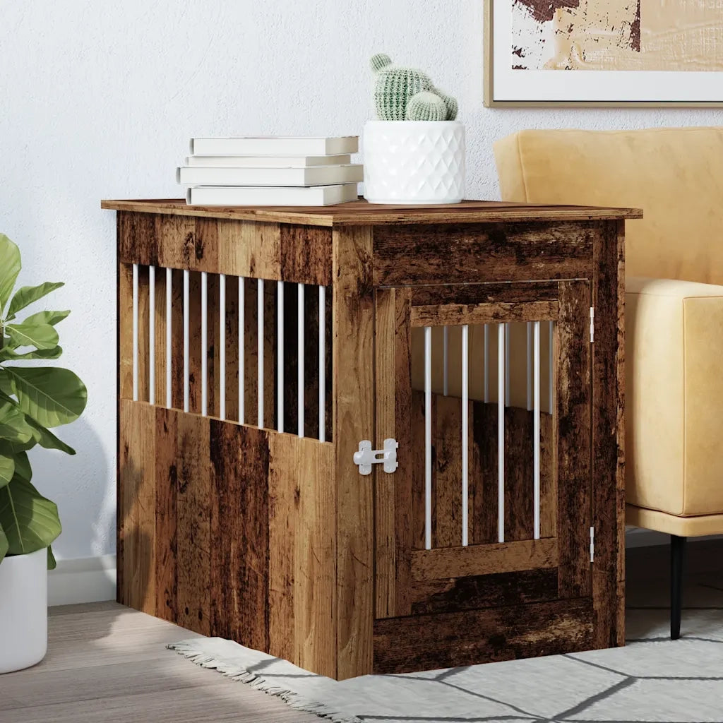 Gabbia Cani da Arredamento Legno Antico Legno Multistrato CFW5301920