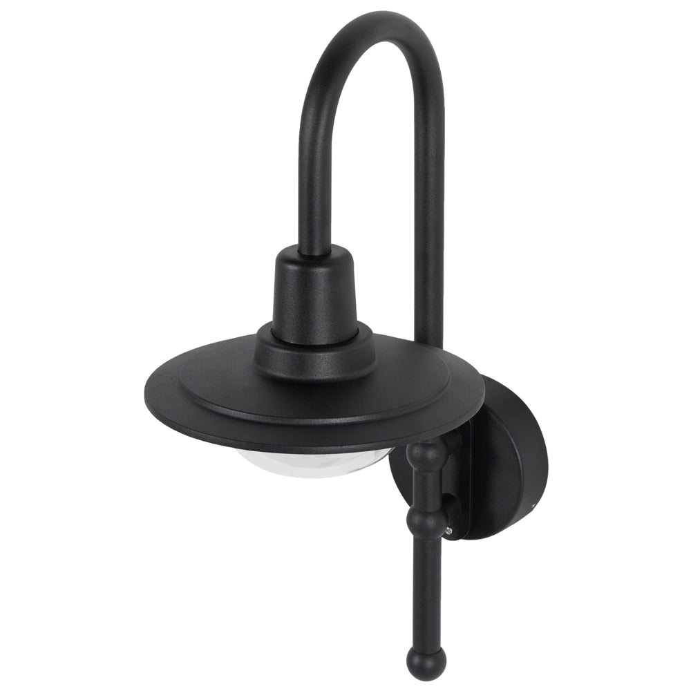 Lampada LED da Parete per Esterni in Alluminio Nero Design Moderno