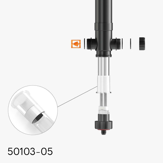Tubo di vetro al quarzo di ricambio per chiarificatore laghetti CUV-172