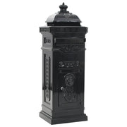 Cassetta della Posta in Alluminio Inossidabile Vintage Nera CFW8715606