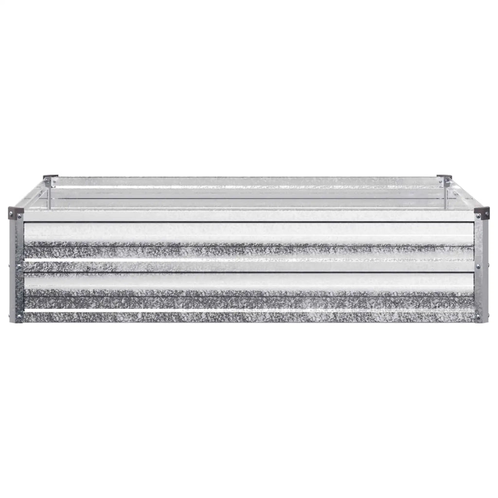Letto rialzato da giardino Argento 100 x 80 x 24 cm 8006467