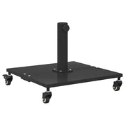 Pratica base quadrata per ombrellone da giardino 45 x 45 x 31,5 cm acciaio nero 02_0058926