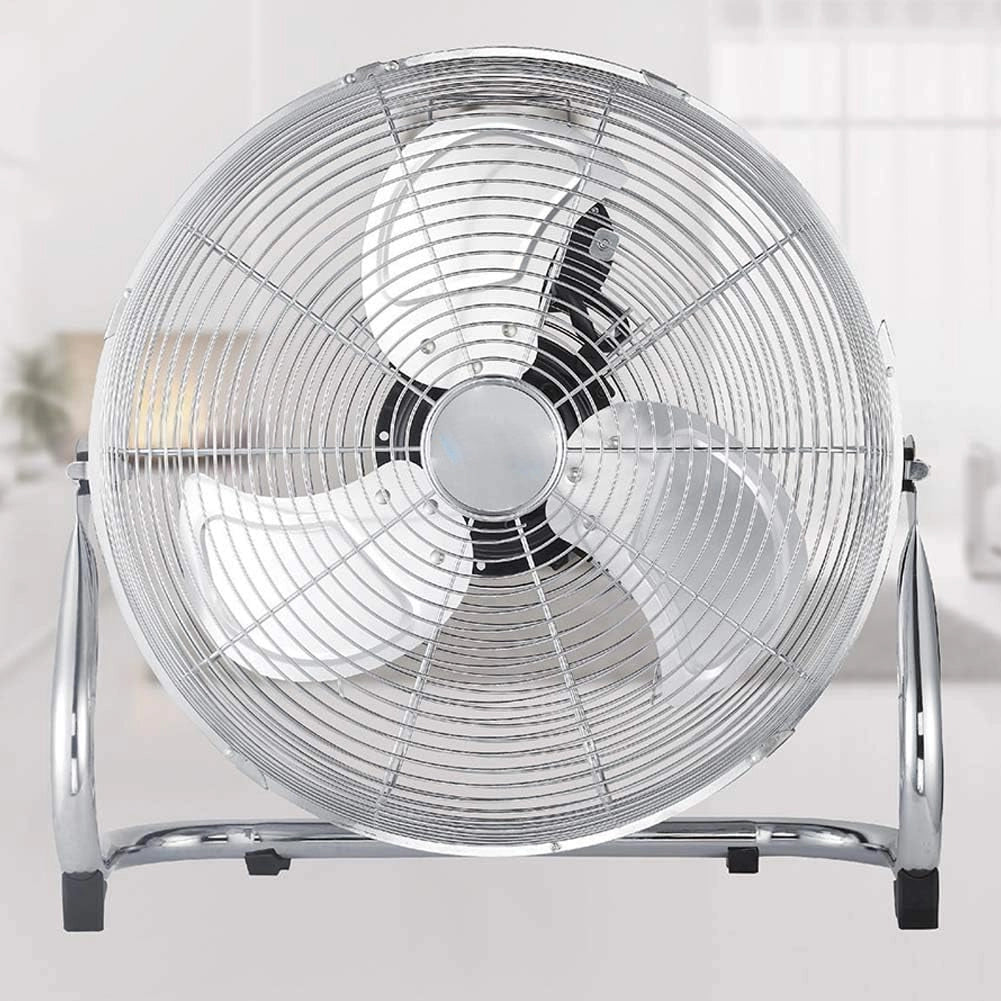 Ventilatore da terra Acciaio 70 W Pale Alluminio 40 cm 3 Velocita Oscillante
