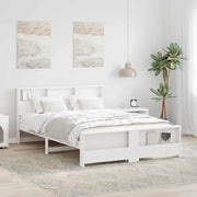 Struttura del letto Bianco 160 x 200 cm Legno multistrato 3394220