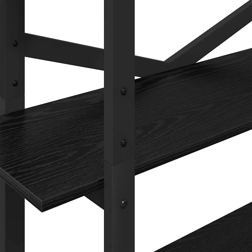 Libreria Rovere Nero 100 x 33,5 x 178 cm Legno multistrato 883934