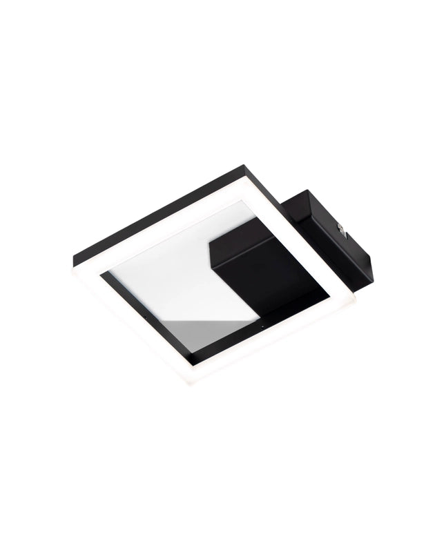 Plafoniera BARD a led moderna 11W Nero 3394-24-101 Fabas Luce