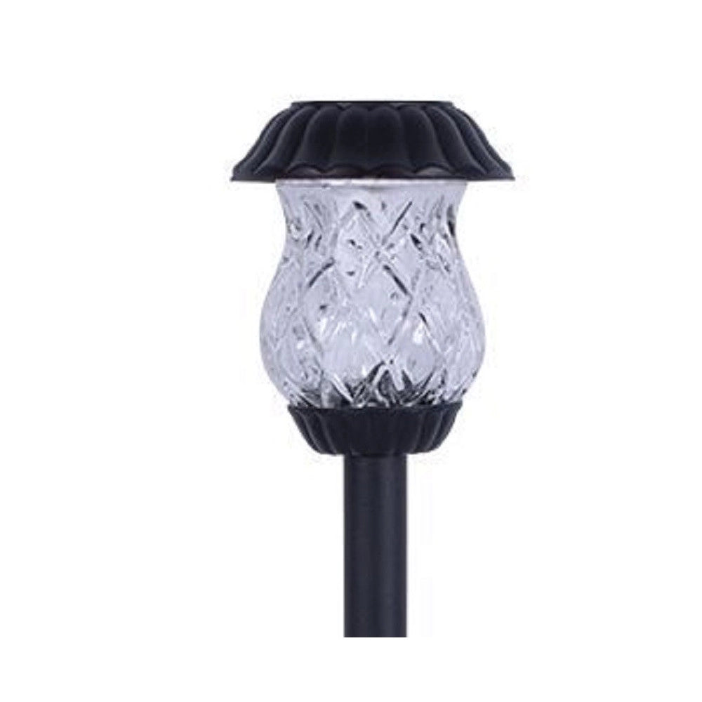 Trade Shop - Set 12 Pz Lampada Solare Picchetto Antique 11x11x33cm Arredo Da Giardino 4125022 -