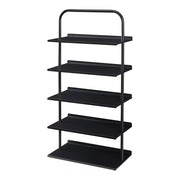 Scarpiera in acciaio laccato 119 x 60 x 32 cm nero 03_0010500