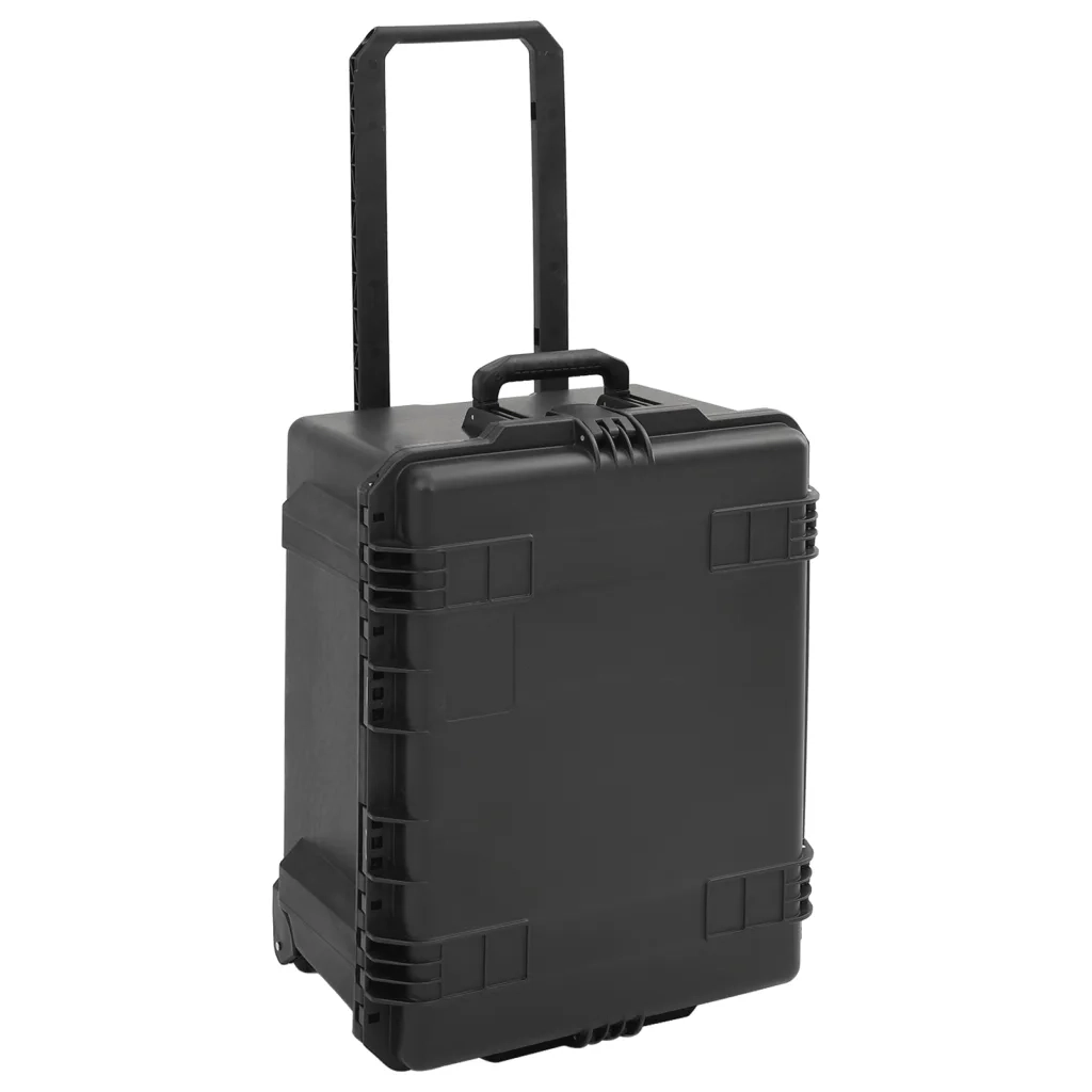 Valigetta da Volo Portatile Nera 62,5x49,5x37 cm in PP