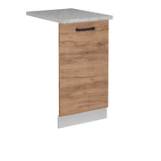 Pannello frontale della lavastoviglie R-Line Rovere dorato/Bianco 45 cm, PL Marmo Vicco