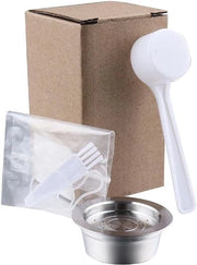 Kit di capsule per caffè riciclabili per macchine MODO MIO JOLIE/A ESPRIA - Filtro capsule riciclabili - Argento