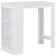 Tavolo alto da bar/bistrot con ripiano bianco 110 cm 0902050