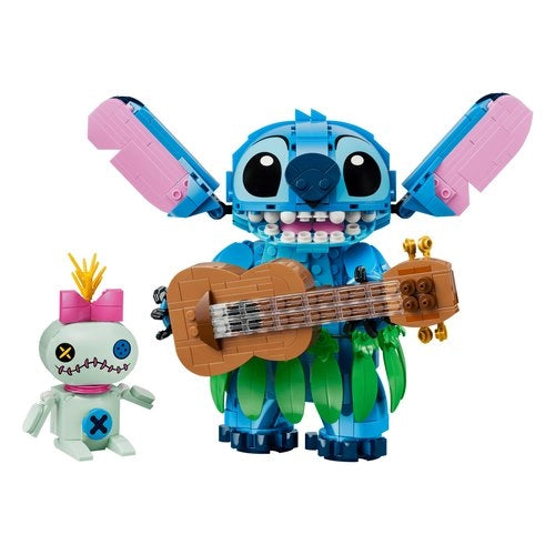 Costruzioni lego 43296 disney classic stitch e scrump
