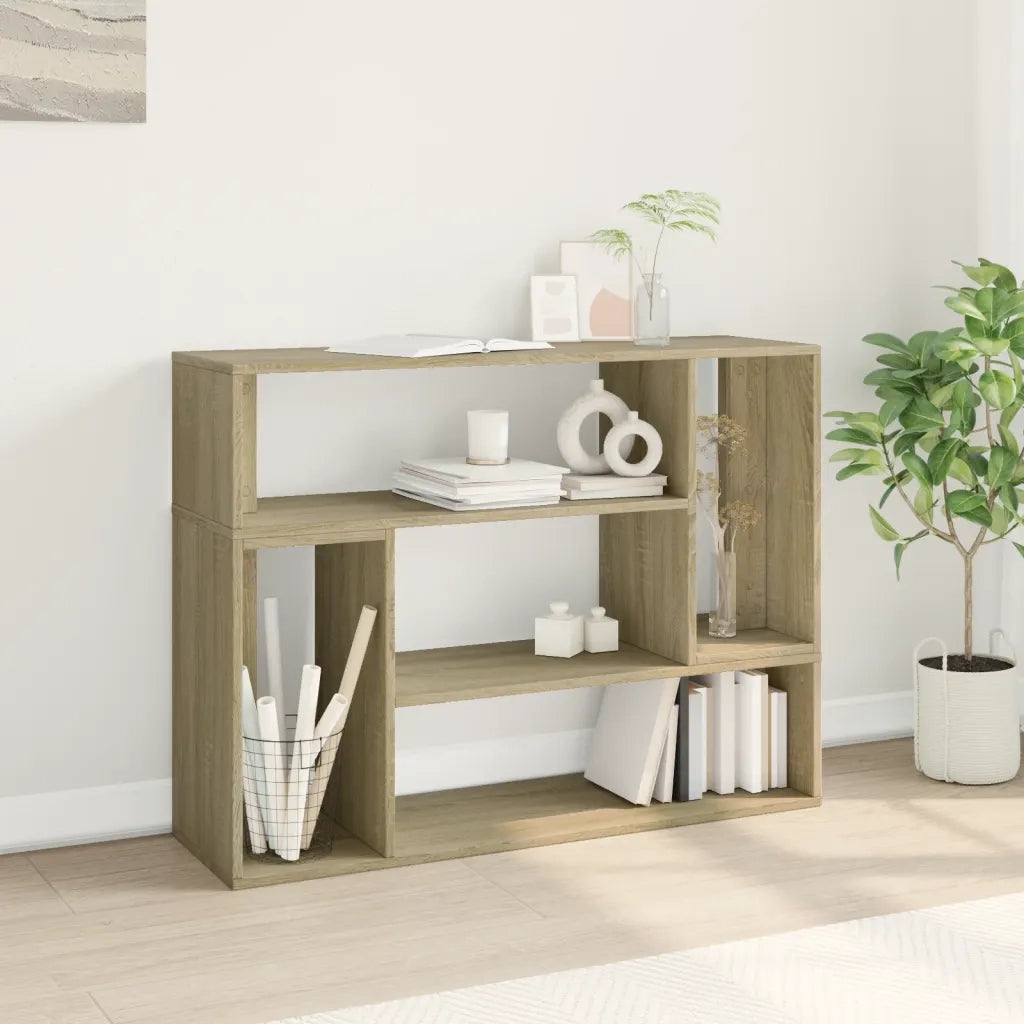 Mobili TV 2 pz-Credenza per TV Rovere Sonoma 100x30x50 cm in Legno Multistrato
