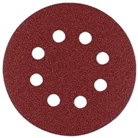 DISCO ABRASIVO VELCRATO Ø 125 Grana 80 - 50 pezzi- IMPERIAL ABRASIVI